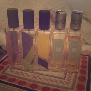 5 bottles of Jo Malone Fragrance - Limited